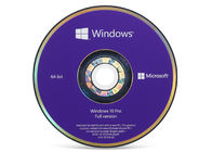 Microsoft Windows 10 직업적인 소프트웨어 OEM 포장 64 조금 DVD 진짜 승리 10 직업적인 FPP 면허 활성화