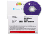 Microsoft Windows 10 직업적인 소프트웨어 OEM 포장 64 조금 DVD 진짜 승리 10 직업적인 FPP 면허 활성화